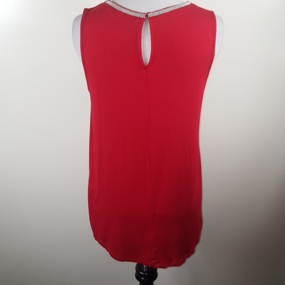 Banana Republic Red Soft Loose Sleeveless Tank Top - Picture 6 of 8
